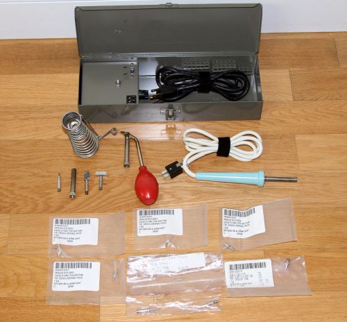 Us military army issue weller desoldering soldering station kit set wtcpk solder for sale