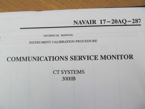 Wavetek 3000B Communications Service Monitor Instruction Manual w/ Sch Rev. unkn