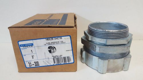 NEW OLD STOCK! O-Z GEDNEY 3&#034; COMPRESSION COUPLING 30-300