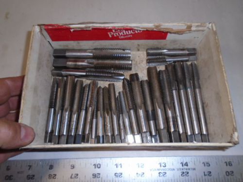 MACHINIST TOOLS LATHE MILL Machinist Lot of Sharp Nice Taps for Cutting Thread