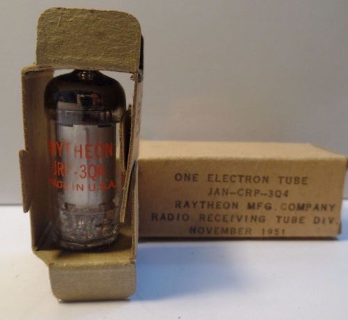 Single nos raytheon jan crp 3q4 military spec vacuum tube tv7 tested 100%+ for sale