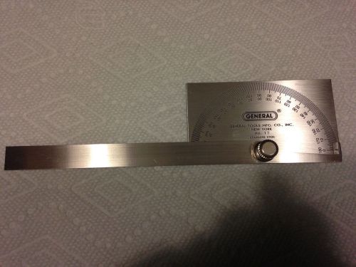 GENERAL TOOLS PROTRACTOR STAINLESS STEEL no.17