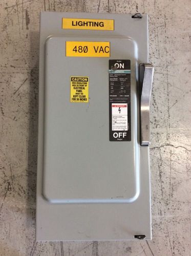 Siemens Vacu Break Switch F353 100 Amp 600 Volt 3 Pole Fusible