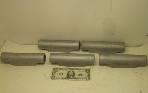 NEW LOT OF 5 CROUSE HINDS C 37 C-37 CONDULET CONDUIT BODY 1&#034; TREADED FREE SHIP!!