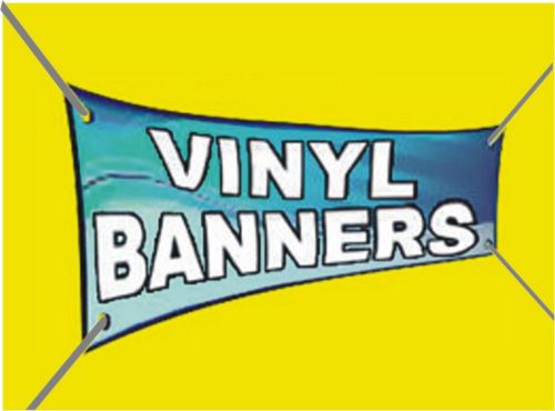 Two (2) WHITE 3 ft. X 8 ft. Sewn Vinyl Blank Banner Sign 13oz. 3x8 Grommets