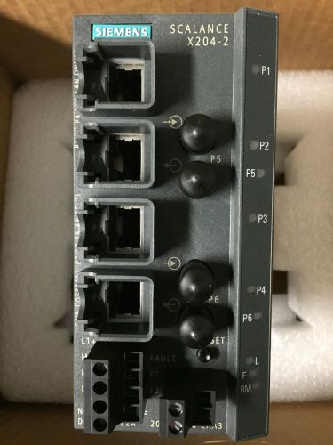 Siemens Scalance X204-2 Electrical Switch Module 6GK52042BB102AA3 (NEW)