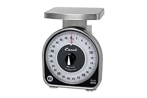 Escali MS-Series NSF Listed Dial Scale, 50 lb