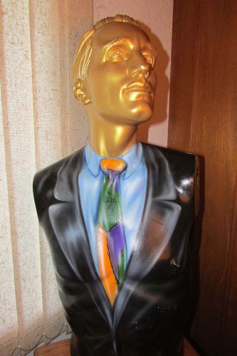 Vintage Men&#039;s Form Mannequin Bust Store Display