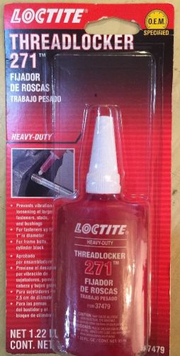 Loctite 37479 271 Red Heavy Duty Threadlocker Bottle, 36-milliliter  (A3)