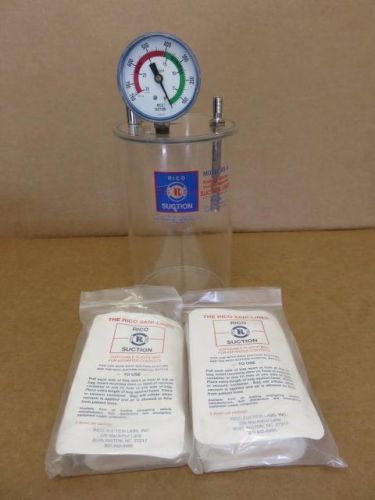 Rico-Suction Labs RS-4 Suction Tank Canister w/ 2 Packs of Sani-Liners