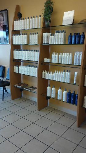 SALON BEAUTY PARLOR DRYERS W CHAIRS SHELVING STATIONS