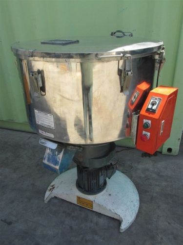 Jian kwang machine tka150 34&#034; hopper diameter plastic granule dryer mixer for sale