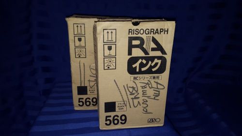 2 RISO BLACK For RISOGRAPH GR, RA, RC, FR, RP SERIES DUPLICATOR