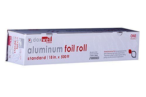 Daxwell Aluminum Standard Foil Roll, 500&#039; Length x 18&#034; Width