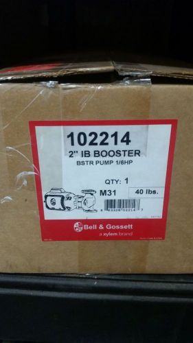 Bell &amp; Gossett 2&#034; IB Booster Pump