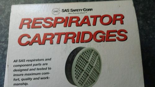 SAS safety corp. Respirator Cartridges for organic vapors 1001-00 box of 6 cart