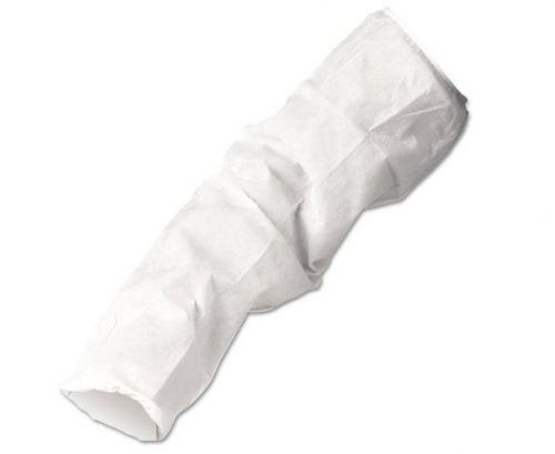 KleenGuard A20 SMS Microforce Fabric Sleeve W/Elastic Top White 18&#034; 200pack
