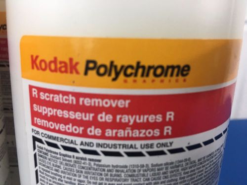 NEW - Kodak Polychrome Graphics R scratch remover 1 QT Bottle