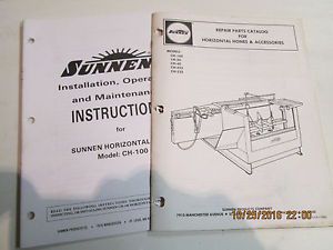 SUNNEN CH100  CH20 line hone repair and operation instuction booklet  Kwik-way,