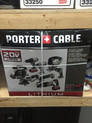 Porter cable 8 tool combo kit pcck619l8 for sale