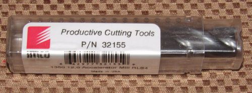 Brand new  New IMCO Accelerator  Carbide Metric  End mills  12 MM  dia.