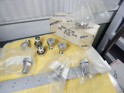 4-New old stock, 5 used....Circle Seal Controls D559T1-2M-100 ASME Relief Valves