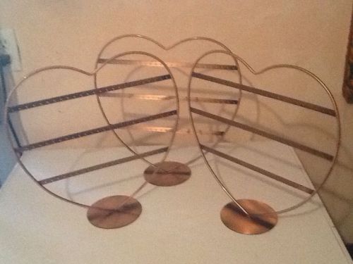 Gorgeous Heart-Shaped Earring Displays- Lot Of (3)