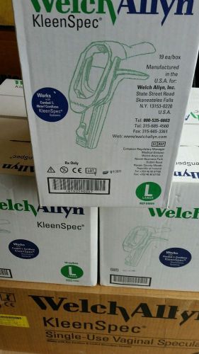 New Welch Allyn Kleenspec Vaginal Speculum 19/bx #59004 Large 590 Series