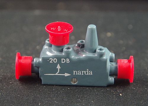 One NOS Narda Type SMA 20 dB RF Microwave Coupler