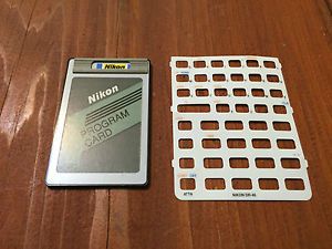 NIKON DR-48 PROGRAM CARD FOR HP 48 CALCULATOR DATA COLLECTOR SURVEYING