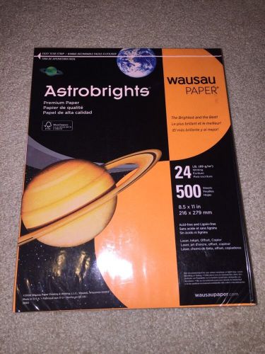 Astrobrights Copy Paper 8 1/2&#034;x11&#034; 24Lb Cosmic Orange, Pack Of 500 Shts, 21658