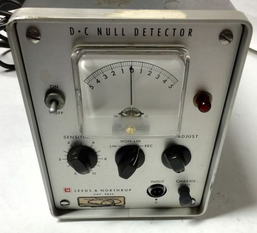 Leeds &amp; Northrup D C Null Detector