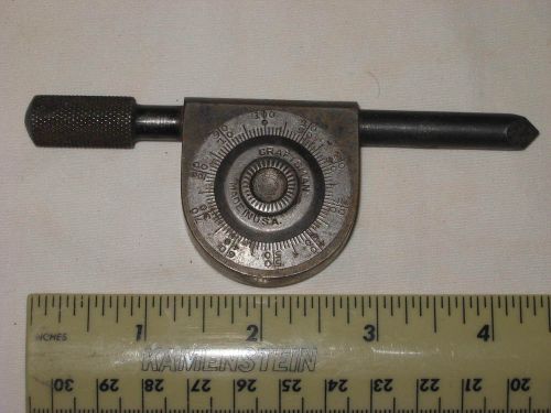 Vintage Craftsman Speed Indicator / Tachometer, 0-100