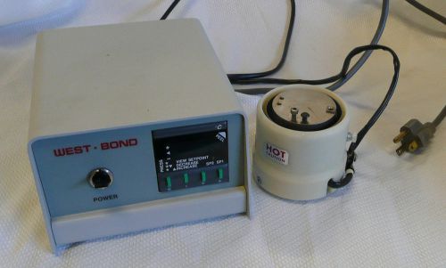 West-Bond K1200D Temp Controller and 45J Heated Work Holder w/Rotating Adapter