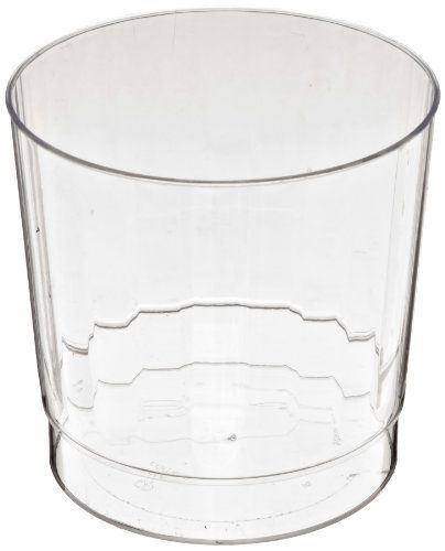 Classic Crystal CCR9240 9 oz Clear Rocks Squat Fluted Tumbler (12 Packs of 20)