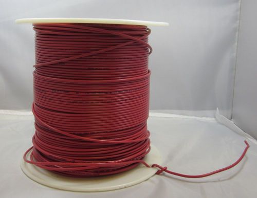 Partial Spool of 22 AWG 7 x 30 Red Hook-Up Wire (Used) (MPN 3071)