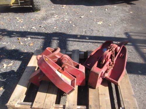 For Sale  (2) Used Crosby Beam Clamps