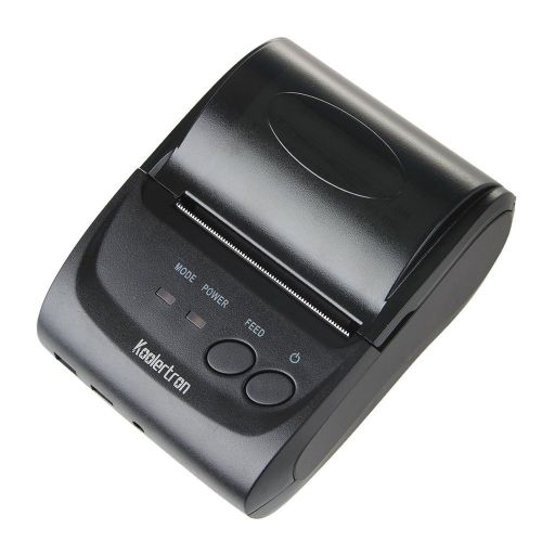 Koolertron USB And Bluetooth Wireless Mini POS Printer With 58mm Thermal Pape...