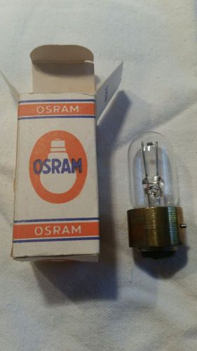NOS ~ OSRAM 70249 BULB / LAMP w/ COLLAR ~ 6V 20W ~ Vintage Rare Hard To Find!