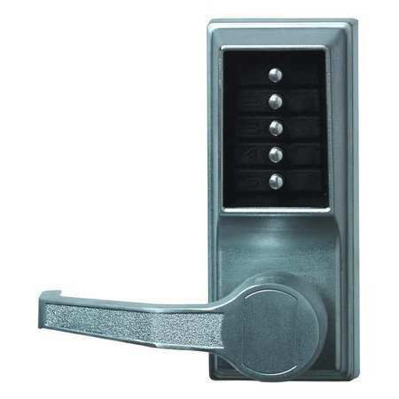 KABA LL-1011-26D-41 Push Button Lock, Entry, Satin Chrome