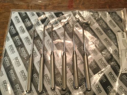 BOSS Instruments Coakley Autrum Curettes Set of 6 Ref. # 93-0014