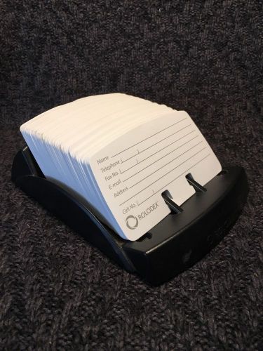 Rolodex Open Card File With Blank Cards