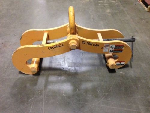 Caldwell gc20 20 ton screw type beam clamp  6&#034; to 24&#034; girder dog for sale