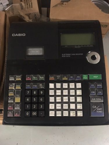 Casio POS Electronic Cash Register Model PCR-T470