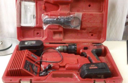 Milwaukee Tools Case Cordless Hammer Drill Battery Charger 2.4 amp 18 Volt Heavy