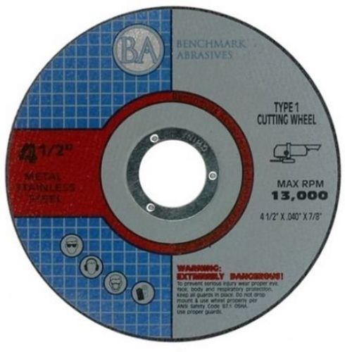 4.5 x.040 x7/8 Quality Thin Cut Off Wheel Metal and Stainless Steel - 50 Pack