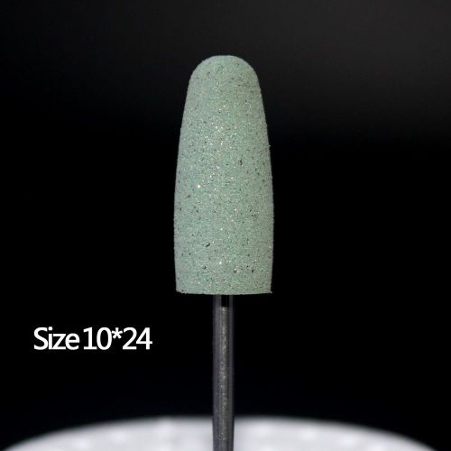 10Pcs Green10*24 SILICONE Rubber Rotary polishing Micromotor handpiece Rus
