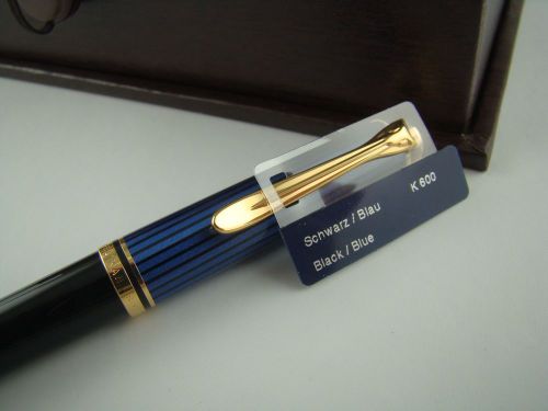 NEW Pelikan Souveran K600 Black/Blue  Ballpoint Pen 996926