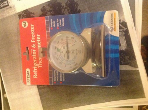 New Comark Instrument RFT2AK Stainless Steel Refrigerator/Freezer Thermometer