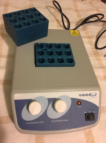 Vwr analog heatblock incubator system up to 150°c with an extra sample block for sale